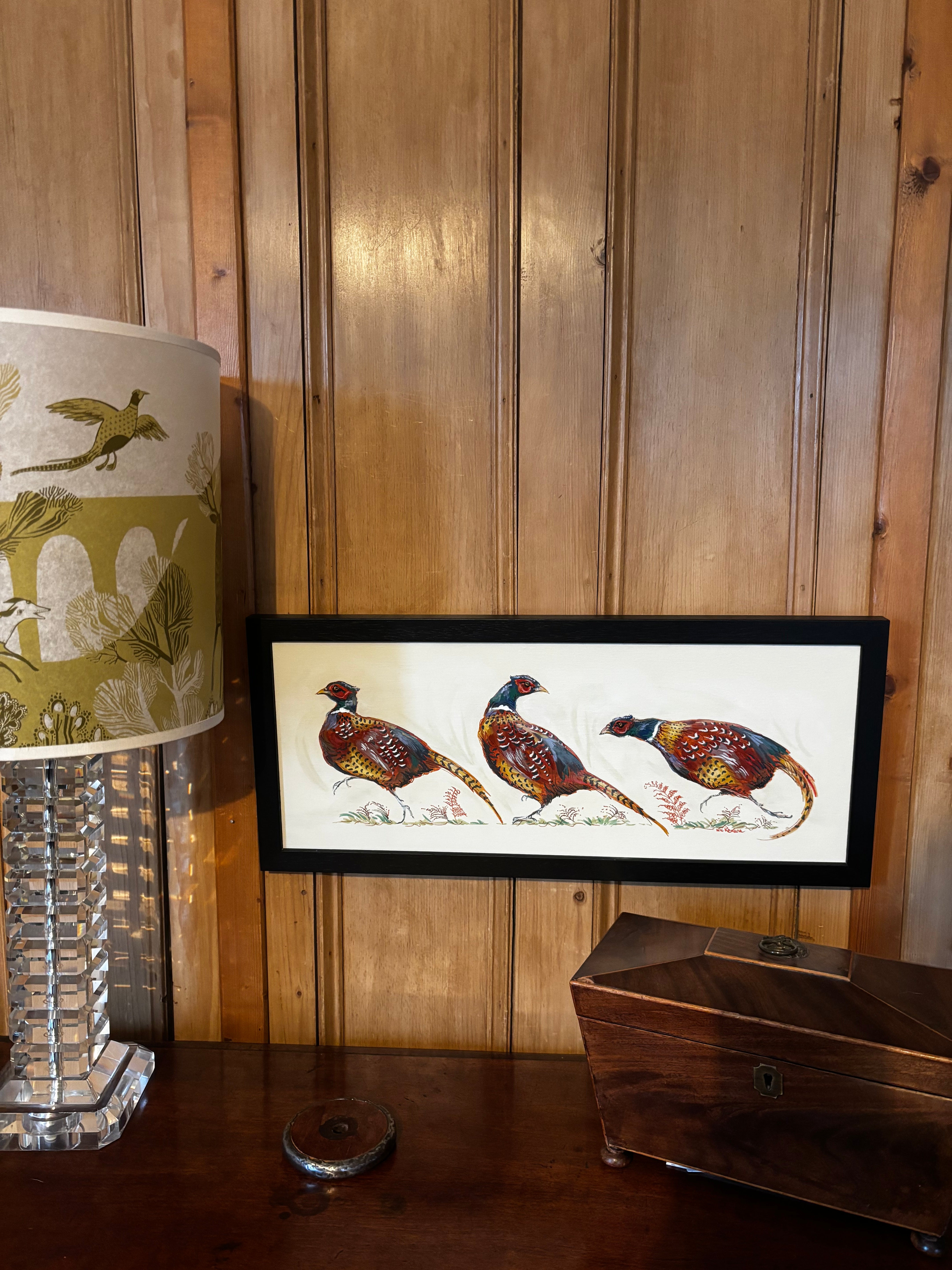 Pheasants. Do hurry up!