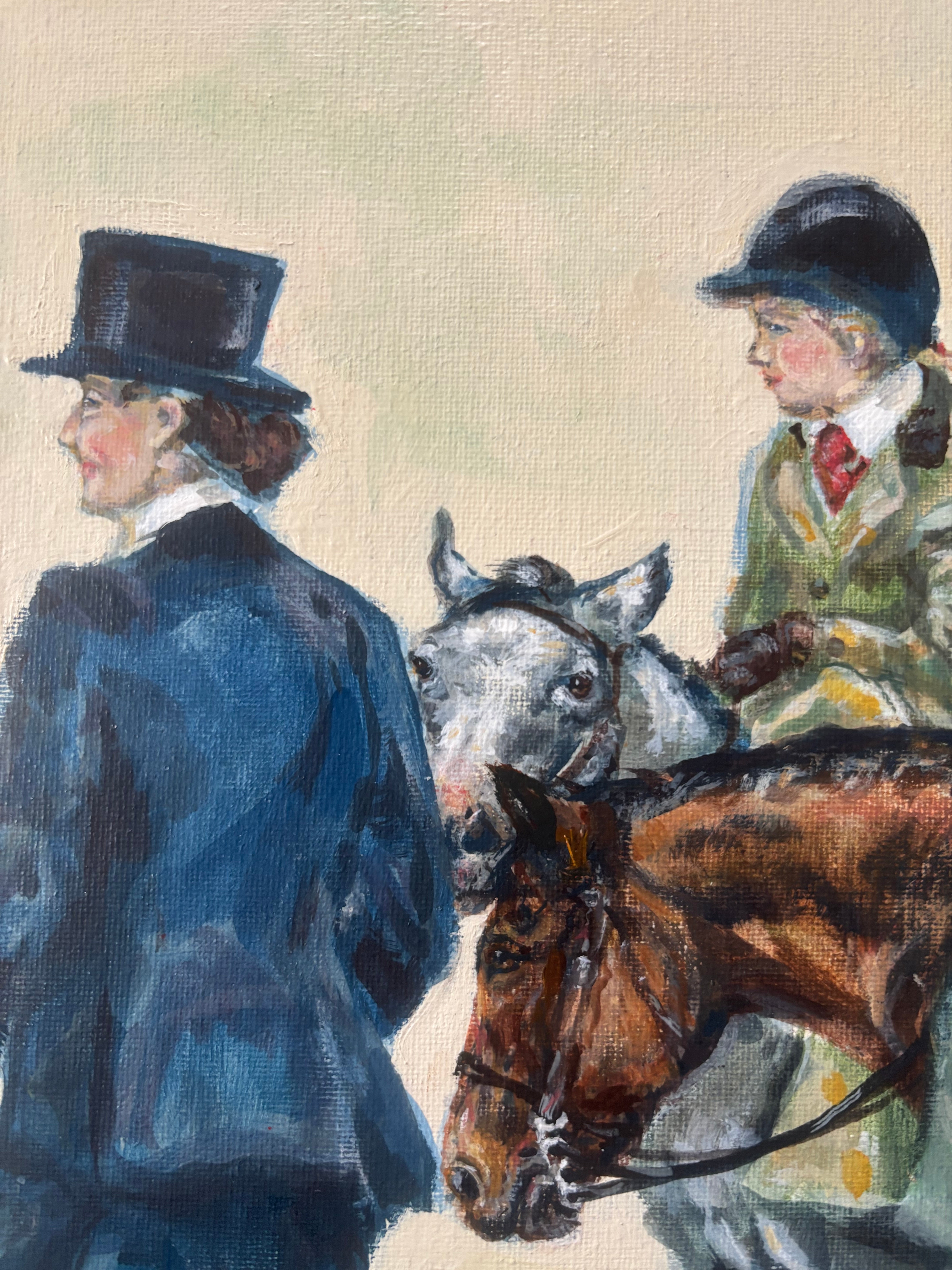 Sidesaddle on the sidelines