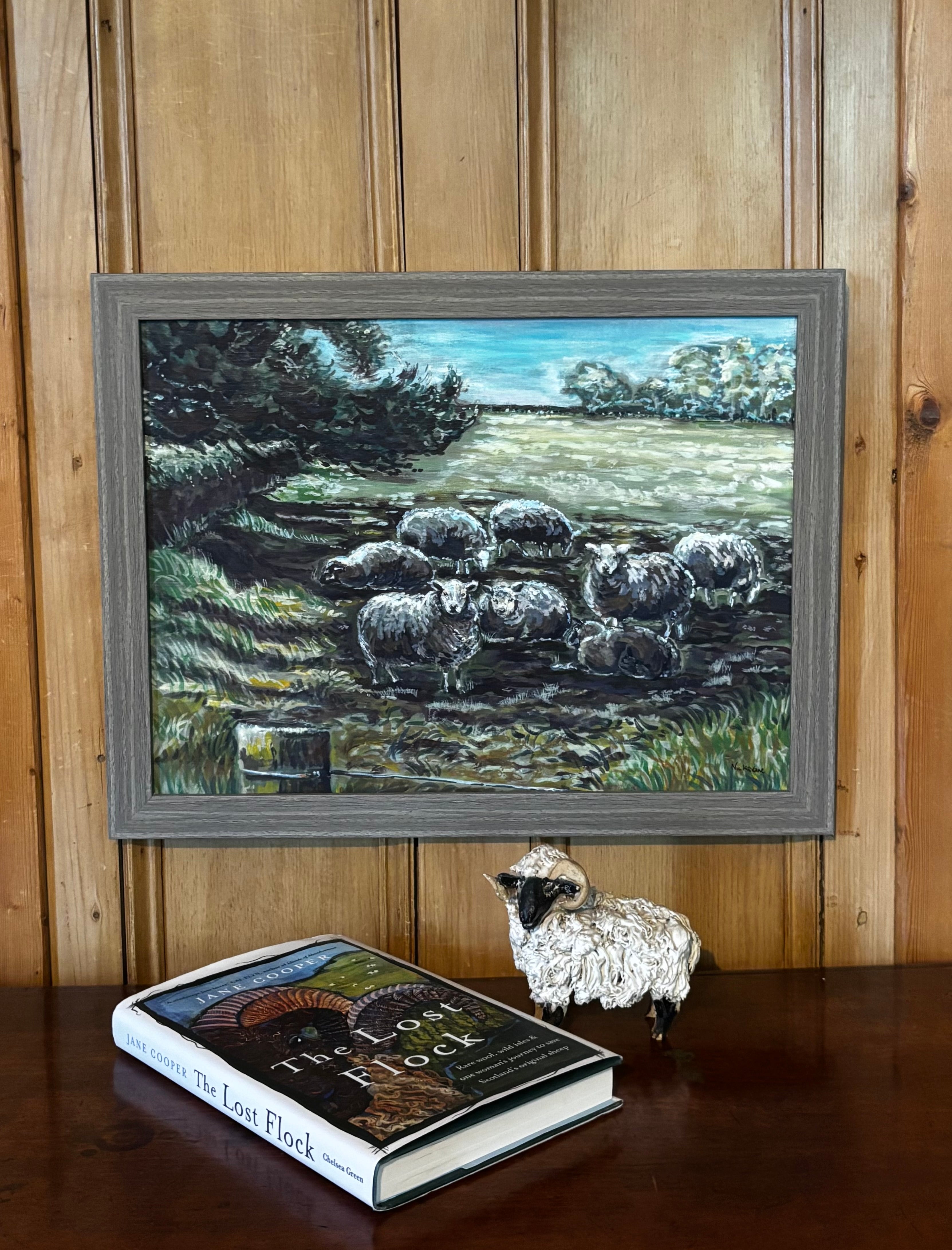 Sheep in the shade