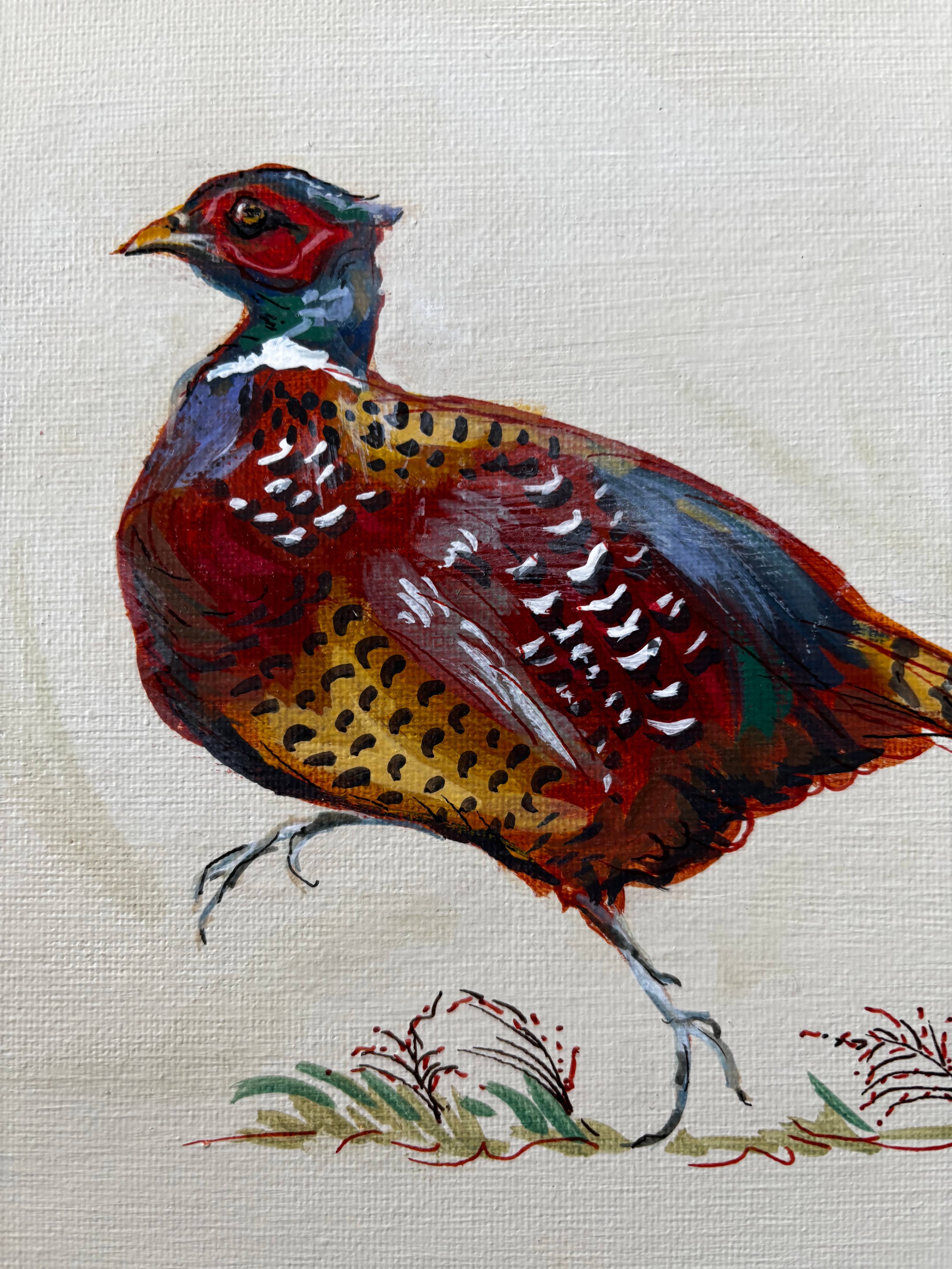Pheasants. Do hurry up!