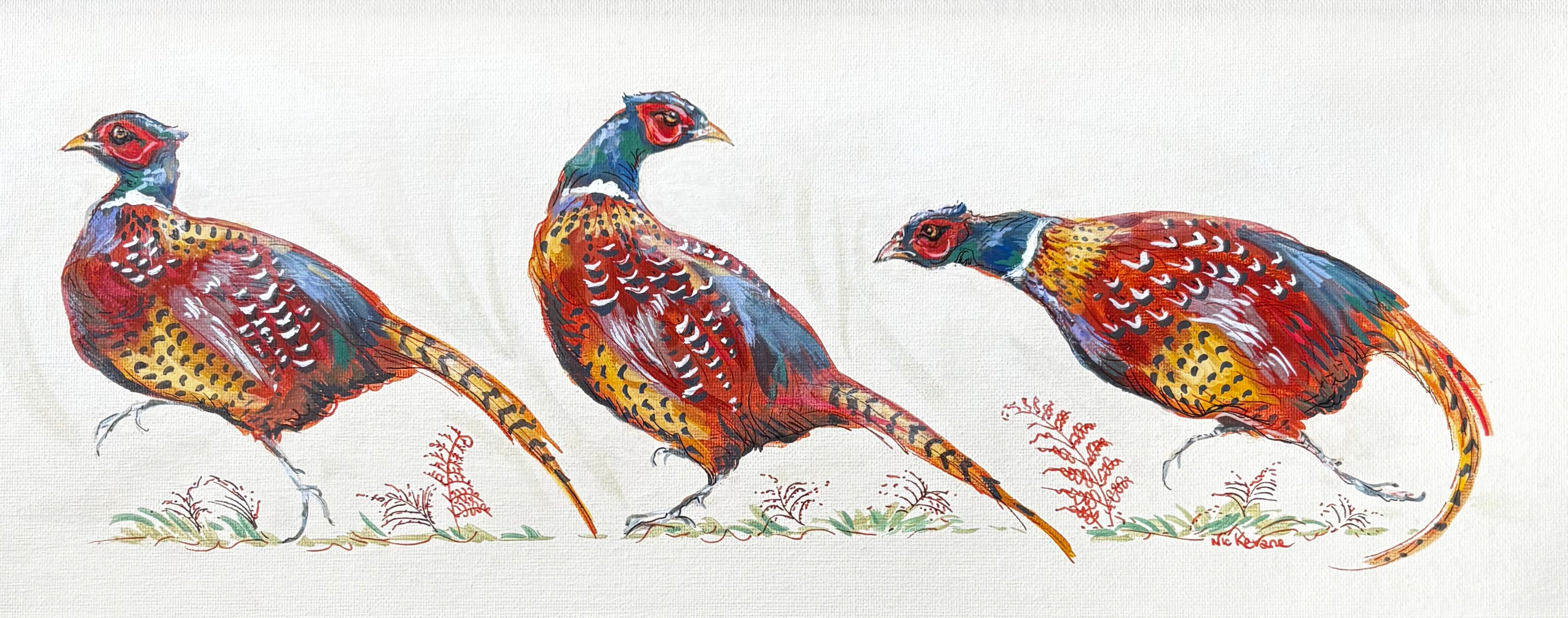 Pheasants. Do hurry up!